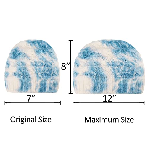 ViGrace Kids Winter Knit Hat Warm Fleece Lined Hats Children Cable Baby Beanie Skull Cap for Girls Boys3