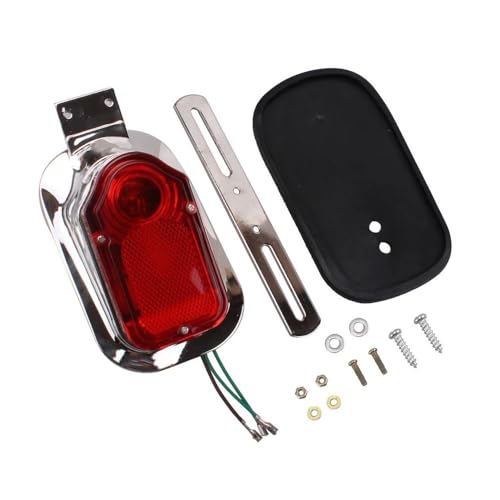 Feu arrière de frein Tombstone rouge pour moto Deluxe FLSTN