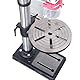 KATSU Tools Robuste Tischsäulenbohrmaschine, 550 W + 16 mm Bohrfutter + 16 Geschwindigkeiten, elektronischer Schalter mit variabler Geschwindigkeit, max. 80 mm Bohrtiefe + max. 2770 U/min,