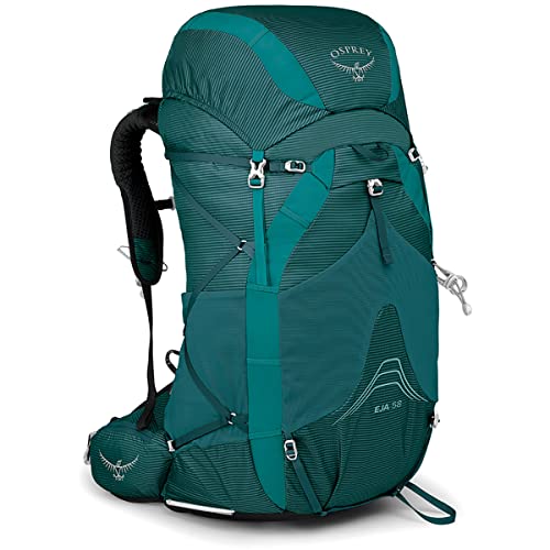Osprey Eja 58L Women's Ultralight Backpacking Backpack, Deep Teal, WXS/S by Osprey - Used condition - US$183.59