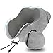 Produktbild LUXSURE Reisekissen Nackenkissen Travel Pillow Weiches Memory Foam Baumwolle U-Förmiges Kissenüberzug Maschinenwaschbar Nackenhörnchen Nackenstützkissen für Flugzeug,Zug,Auto,Büro und Camping (Grau)