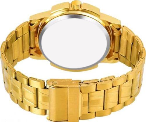 Image of Day Date Function Steel Strap Watch for Unisex