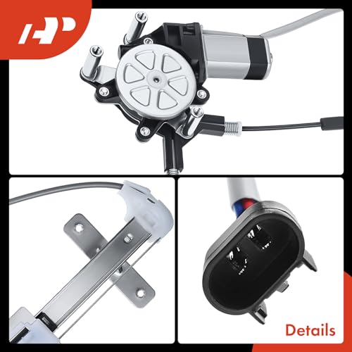 A-Premium Power Window Regulator with Motor Compatible with Dodge Dakota 2005-2010 Mitsubishi Raider 2006-2009 Ram Dakota 2011 Rear Right Passenger Side by A-premium - Image 8