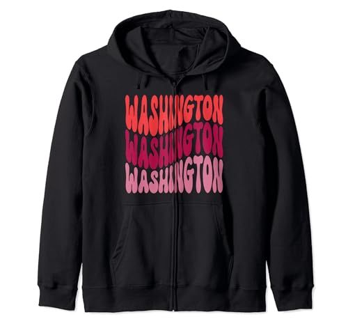 Washington DC Retro Vintage Souvenirs Merch per donne uomini Felpa con Cappuccio