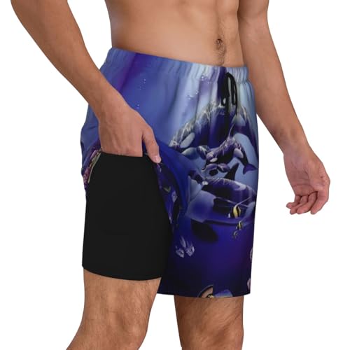 Short de plage imprimé épaulard pour des vacances inoubliables - 3