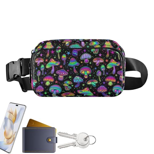 Paquete de Fanny para hombre, bolsa de cintura para mujer, banda reflectante ajustable, paquete de cintura para hombre, versátil y compacta, para viajes, correr, entrenamiento de senderismo, ciclismo
