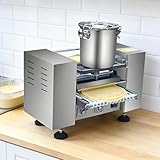 GESAIDES Machine à crêpes Mille-Feuilles Professionnelle à Grande Vitesse, entièrement Automatique, 200 à 300 crêpes/Heure pour Pancakes et Rouleaux de Printemps. 10in