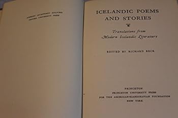Hardcover Icelandic Poems and Stories Book