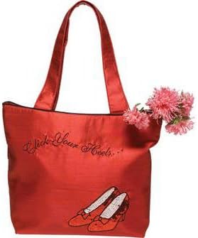 Wizard of Oz Ruby Slippers Silk Tote
