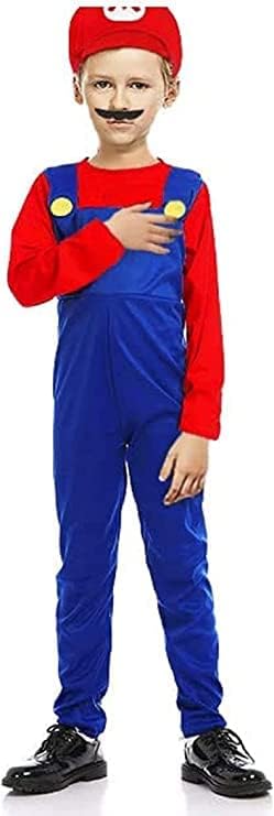 Vowdicua Super Costume Kids Cosplay Costume Brothers Halloween Cosplay Costume