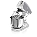 Swan Retro Batidora amasadora repostería Profesional, Robot Cocina Cuerpo Metal, 8 velocidades, 4,5 litros, bajo Ruido, diseño Vintage Gris, 1200W, 1200 W, 4.5 litros, Acero Inoxidable
