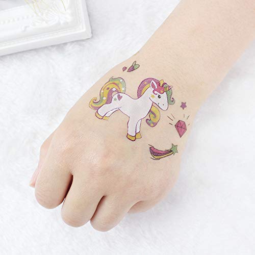 Mocossmy Princess Temporary Tattoos For Kids,9 Sheets Mermaid Princess Animals Butterfly Cute Waterproof Fake Tattoo Body Decoration Diy Crafts For Kids Girls Birthday Gifts Party Favor Supplies #TOP3