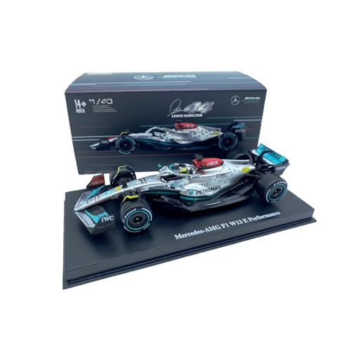 Bburago 1:43 F1 Mercedes AMGW13#44 Lewis Hamilton Modelo miniatura 7