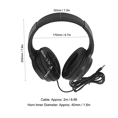 Casque de guitare electrique pliable retractable avec micro et prise telephone - 2
