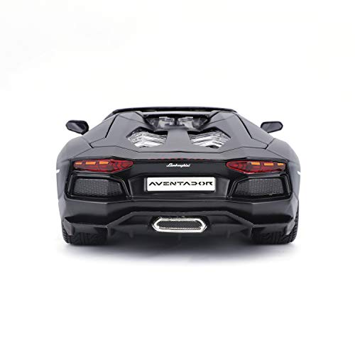 Lamborghini Aventador Roadster 1:24 Maisto Negro Mate miniatura 3