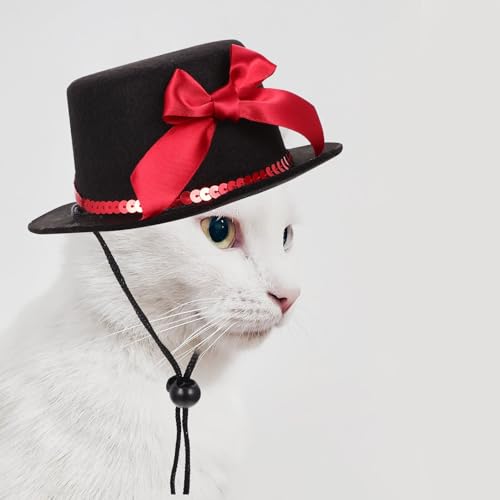Sombrero ajustable decorativo para perros y gatos miniatura 3