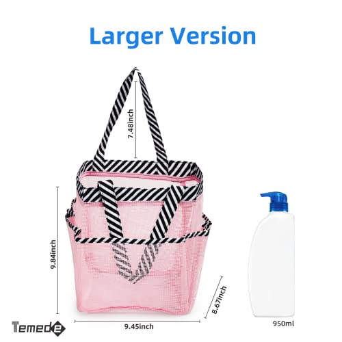 Bolso de Malla para Carrito de Ducha, Cesta Grande para Carrito de Ducha Portátil, Secado Rápido Azul - Imagen 33 de 37
