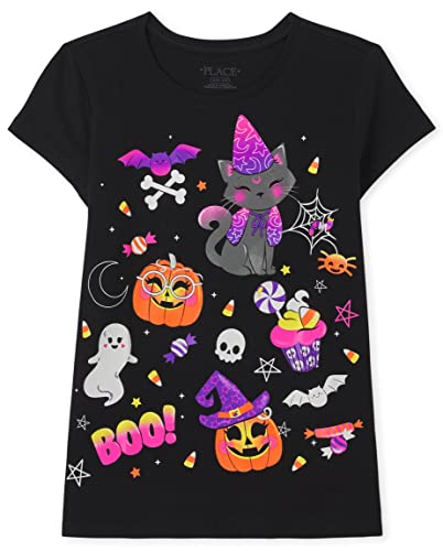 Image of The Children's Place Girls Short Sleeve Graphic T-Shirt
