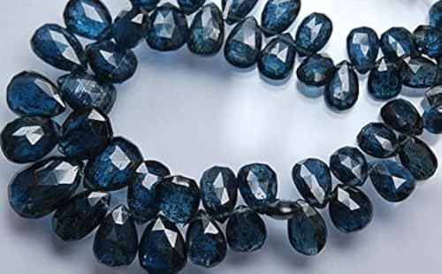 Kyanite bleue naturelle en briolettes facettées de qualité gemme pour joaillerie - 2