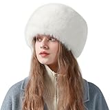 Cappello invernale da donna in finta pelliccia: classico cappello mongolo in pelliccia sintetica e camoscio. Foderato, morbido e avvolgente, offre un calore eccellente e ti mantiene al caldo in inverno freddo