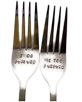 Algopix Similar Product 3 - I DoMe Too Fork Set for the Bride and
