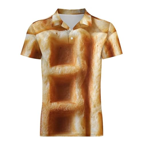 Boys' Classic Polo Shirts Short Sleeve Moisture-Wicking Golf & Tennis Shirts for Youth Teens Waffle4