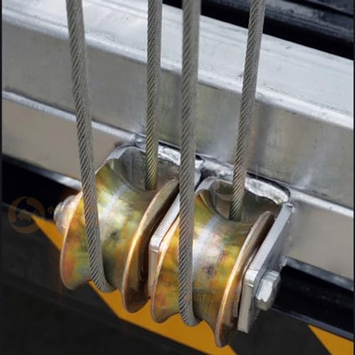 Scaffolding Mobile Folding Electric Scaffolding Elevator Lifting Platform, Heavy Duty Galvanized Steel Material, Electric Lifting Scaffolding Machine for Aerial Work Electric Lifting Scaffold (Size :