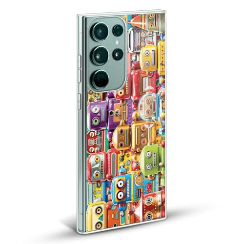 Coque Samsung S24 Ultra MagSafe motif robots souple