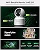 YESKAMOU 2.5K 4MP Camera Surveillance WiFi Interieur sans Fil, 360° Caméra Batterie (2.4G/5G), Vision Nocturne Couleur, Audio Bidirectionnel, Détection de Mouvement, pour de Bébé/Animaux/Domestique #4