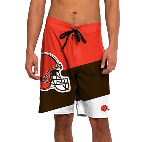 Image of FOCO Mens NFL Team Logo Color Dive Swim Boardshorts