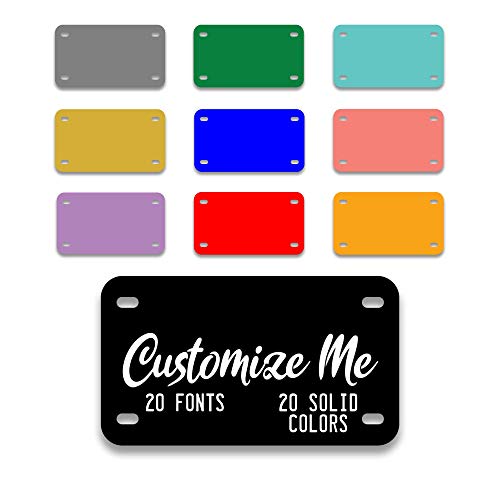 Mini License Plate - Bike License Plate - Personalized Bike License Plate - Personalized License Plate for Kids Car - 7" x 4" - License Plate for Kids Car- Golf Cart License Plate - Crafted in USA