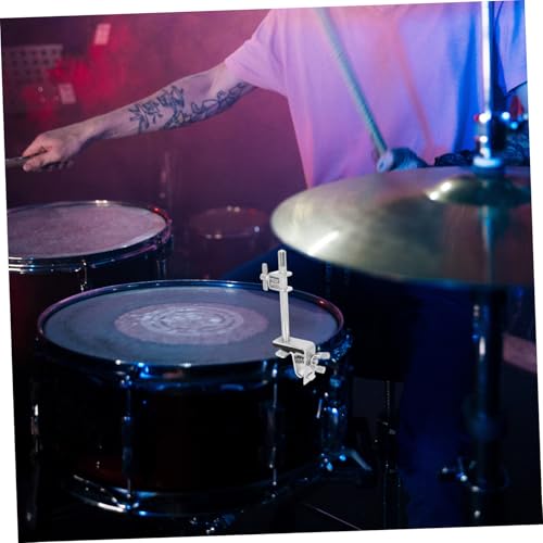 Abrazadera Beavorty para Cowbell con soporte para bombo, clip de extensión para batería, accesorio de percusión miniatura 6