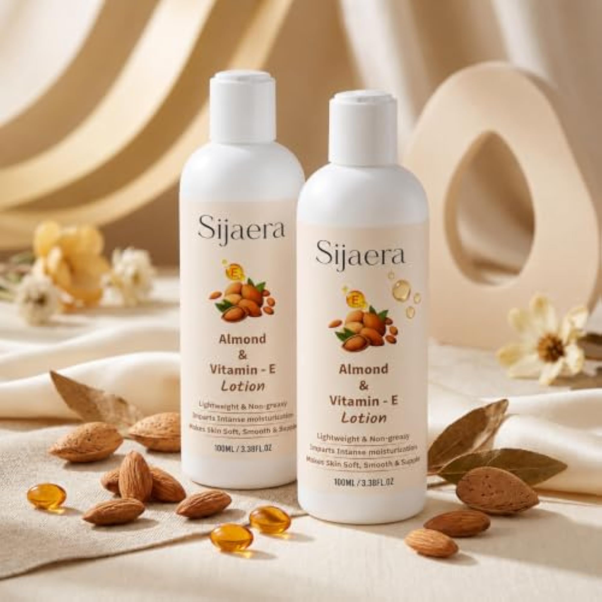 Almond & Vitamin E Body Lotion, 100ml, Deep Moisturizing