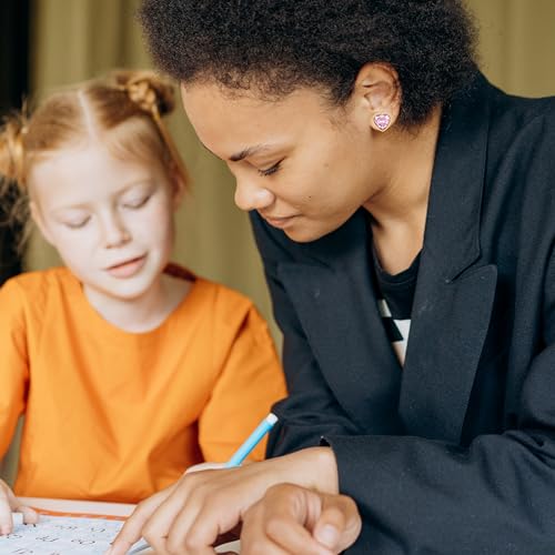 12 Pairs Teacher Stud Earrings for Women Back to School Earrings for Teens Girls Hypoallergenic Pencil Apple Book Earrings for Student Graduation Jewelry3