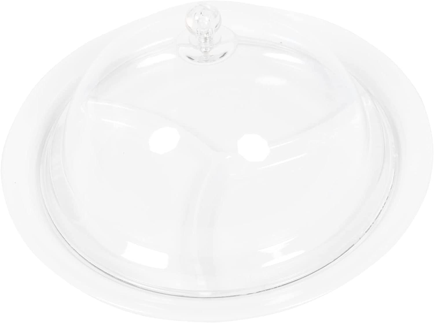 1 Set Fruit Tasting Box Serving Tray with Lid Ceramic Tray Cake Tray Chip Dip Server