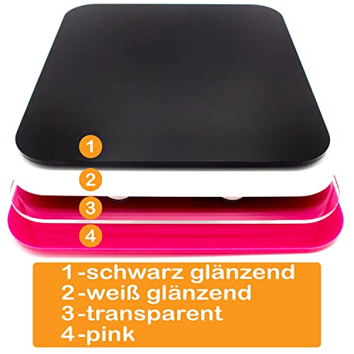 Gleitbrett für Thermomix AREA17 aus Acryl in Weiß Glänzend