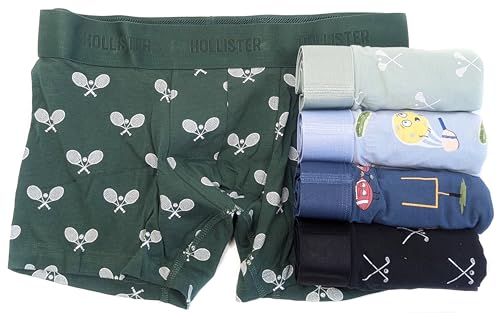Hollister Men's Epic Flex Classic Trunk Boxer Briefs (Pack) (4" inseam) - Afbeelding 9 van 140