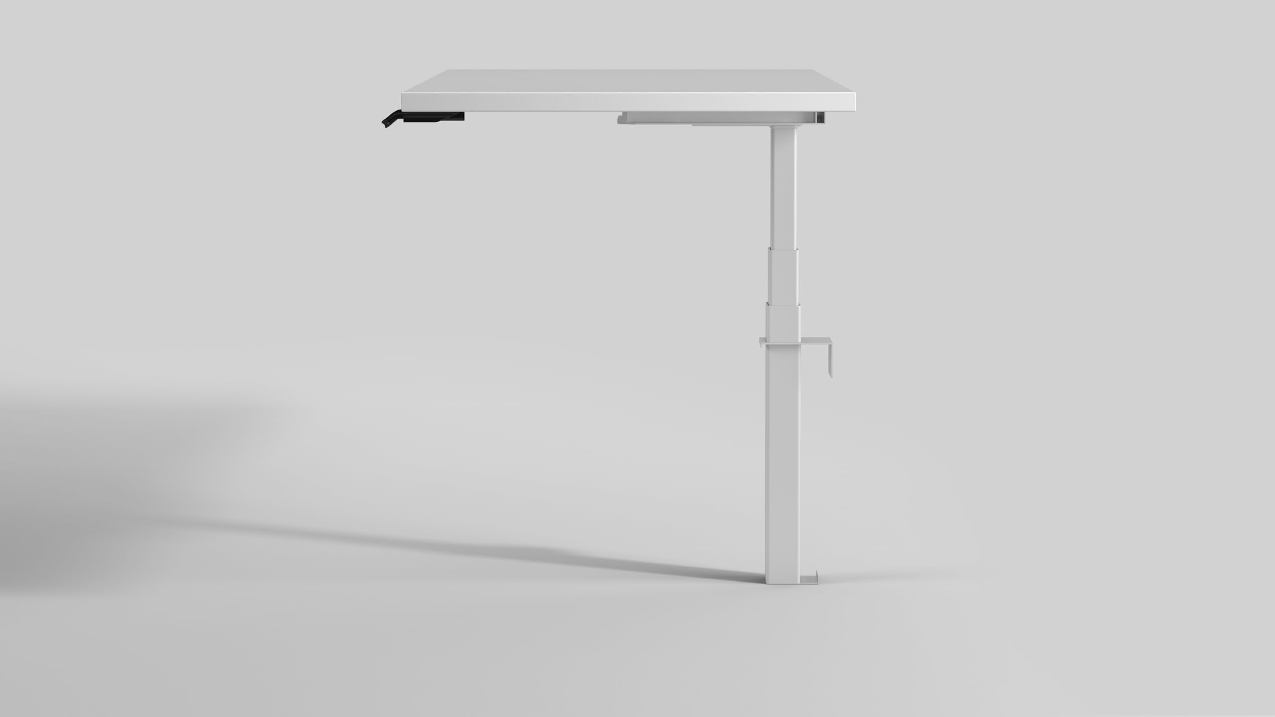 Linak Wall Solo - Elektrischer Wandtisch - Weißes Gestell/Ohne Tischplatte