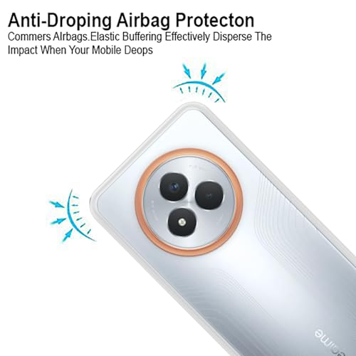 Image of VIDO Transparent Back Case Cover for Realme Narzo 80 Pro 5G (Soft & Flexible & Camera Protection Back Case)