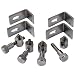 Golden Gate P-94 1930s Style Resonator Attachment Hardware – Nickel-Plated Brass – Fits Prewar Mastertone Banjos, Complete Kit, Historically Accurate