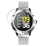 Puccy 3 Pack Screen Protector Film, compatible with Smartwatch smart watch Q10 1.3 TPU Guard （ Not Tempered Glass Protectors ） new version