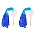 Cryfokt 1.5m Belly Dance Artificial Silk Fan, Belly Dance Artificial Silk Fan Accessories, Light and Beautiful Appearance for Square Dance