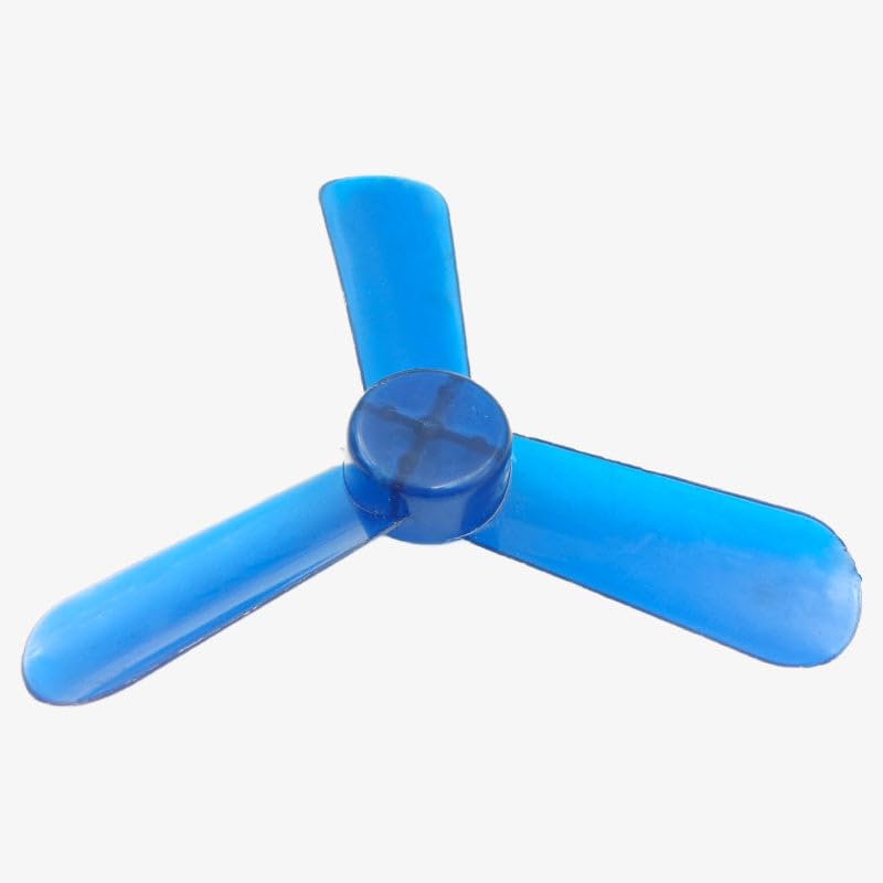 DC Motor Fan Blade 3-Wing Fan For Toy Motor Curved Blade - 4.5 Inches-image-18