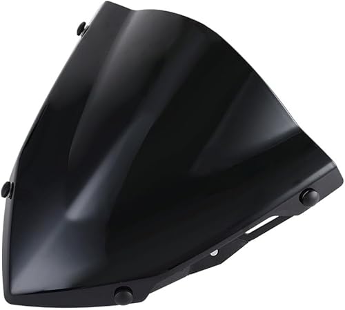 Parabrisas de motocicleta compatible con Yamaha MT-03 MT-25 2020-2021 (color negro)
