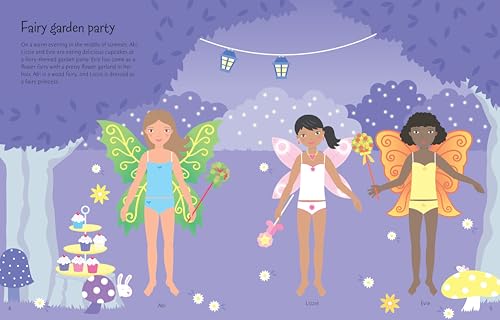 Sticker Dolly Dressing Fancy Dress