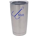 Fish Hook Decal for Yeti | Laptop | Window | Car | Truck Vinyl Decal Sticker 3 INCH