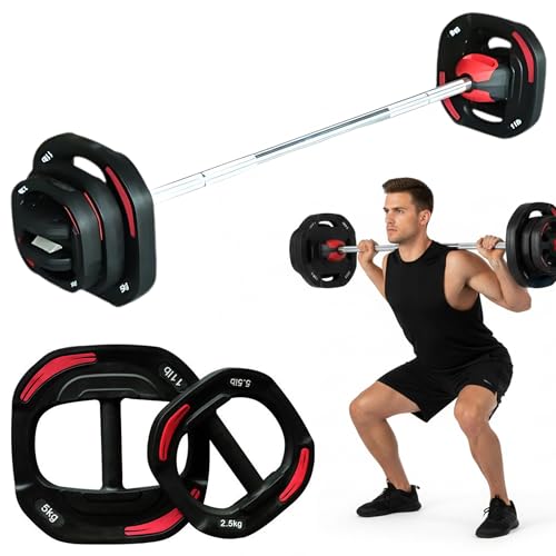 Xtreme Fitness Body Pump Smartbar Set, Komplettes Langhantelset mit Langhantelstange und Gummi-Scheâ€¦ – Miniatur
