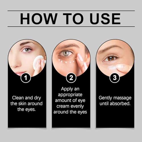 Bee-Venom Eye Cream, Eye Tightening Cream Instant, Bee-Venom Under Eye Cream for Dark Circles, Moisturising Cream for Eyes, Puffy Eyes Bags Under Eyes Treatment, Firming, Anti Wrinkles, Brightening - Image 8