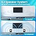 Acoustic Audio AA5171 5.1 Surround Sound Bluetooth Home Entertainment System