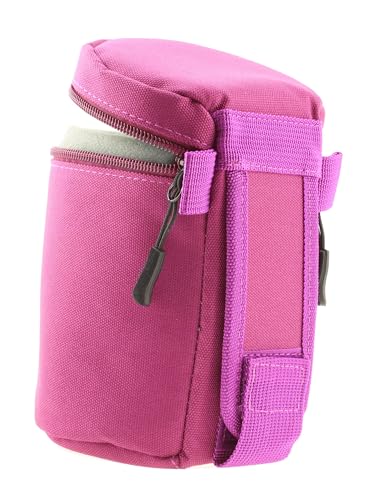 Navitech Purple Water Resistant Camera Lens Protective Case Pouch - Compatible With Nikon AF-S DX 55-200mm f/4-5.6G ED VR II Nikkor Lens
